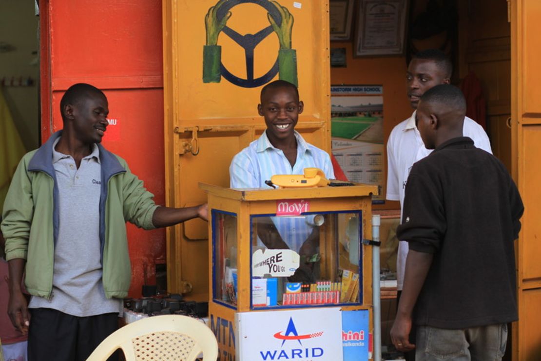 A mobile shop in Kabale, Uganda