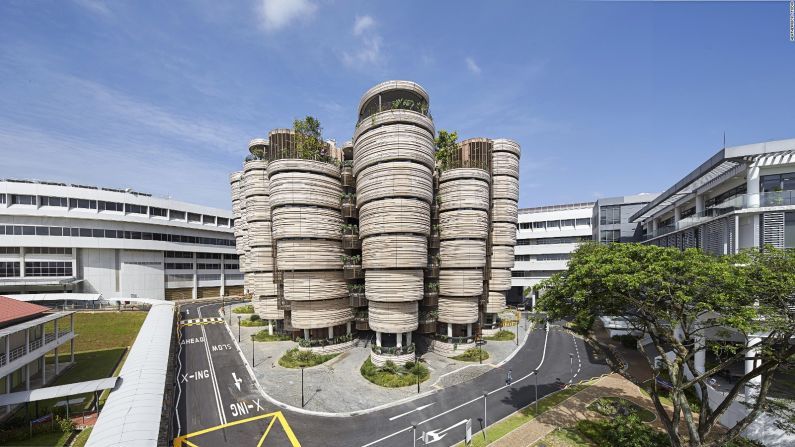 The Nanyang Technological University in Singapore was completed in 2015. 