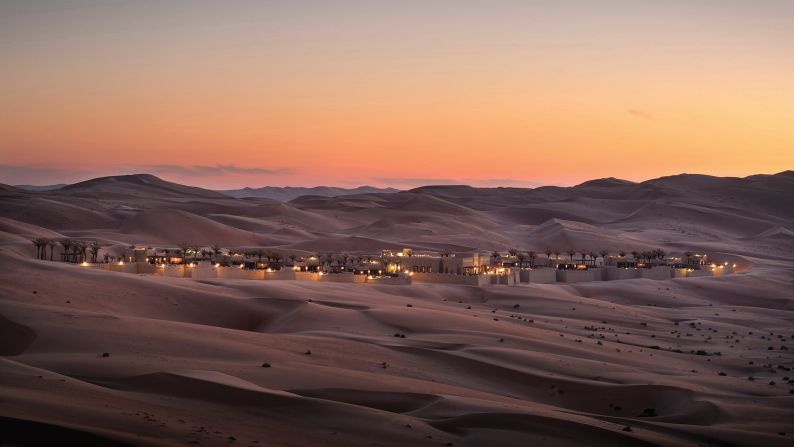 The isolated <a href="index.php?page=&url=http%3A%2F%2Fqasralsarab.anantara.com%2F" target="_blank" target="_blank">Qasr Al Sarab Desert Resort by Anantara</a>, located a two-hour drive from Abu Dhabi city in the Rub'Al Khali desert, is one of Karam's favorite retreats. 