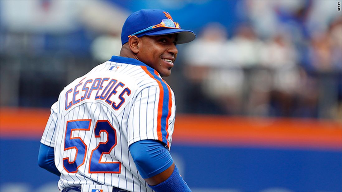 The New York Mets' Cuban-born center fielder has missed the playoffs just once in his five-year MLB career, and that's no coincidence. The 31-year-old slugger is known for his flashy cars -- which he can accumulate with ease given his four-year $110 million deal. 