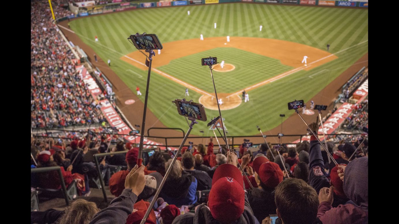 On Friday, May 6, fans of the Los Angeles Angels of Anaheim <a href="http://m.mlb.com/cutfour/2016/05/07/176706858/angel-stadium-sets-selfie-stick-world-record" target="_blank" target="_blank">set a Guinness World Record</a> for the largest gathering of people using selfie sticks. <a href="http://www.cnn.com/2015/12/03/living/gallery/year-in-selfies-2015/index.html" target="_blank">See the best selfies from 2015</a>