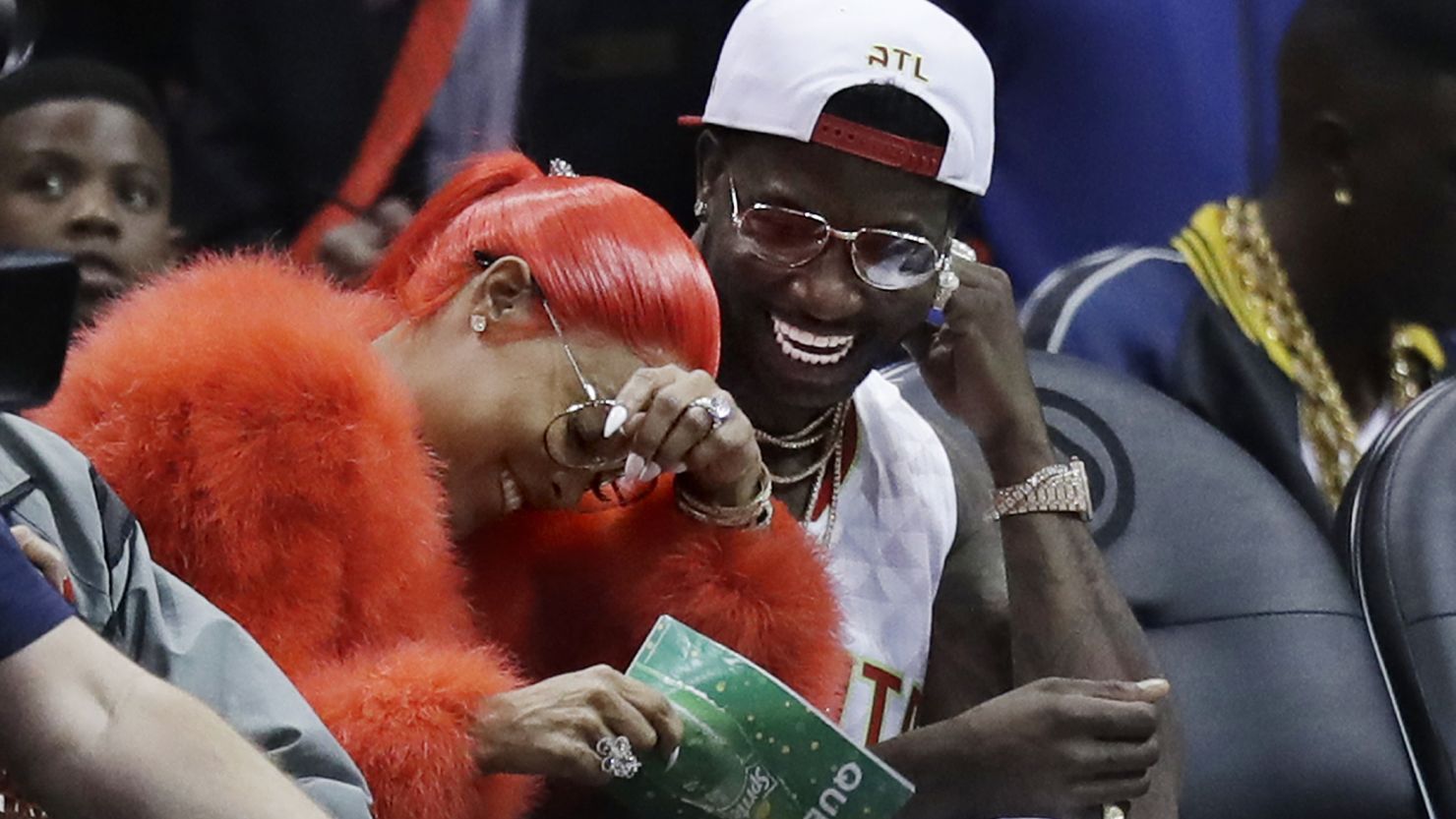Gucci Mane Proposes At Atlanta Hawks Game Cnn 