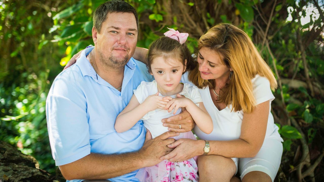 Rich and Kim Muszynski with their daughter, Abby. 