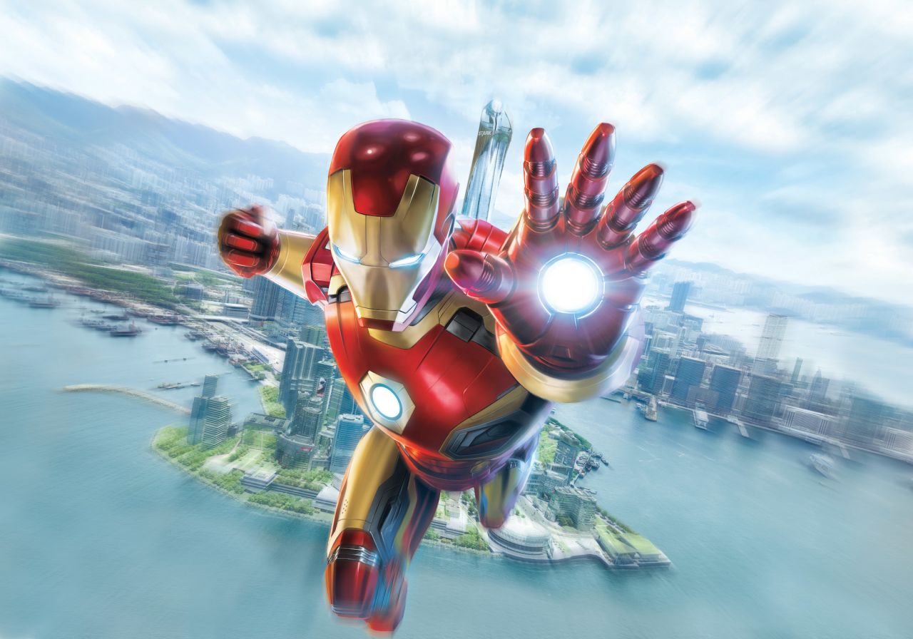 Locals won't have any trouble recognizing the backdrop of the new Iron Man Experience. 