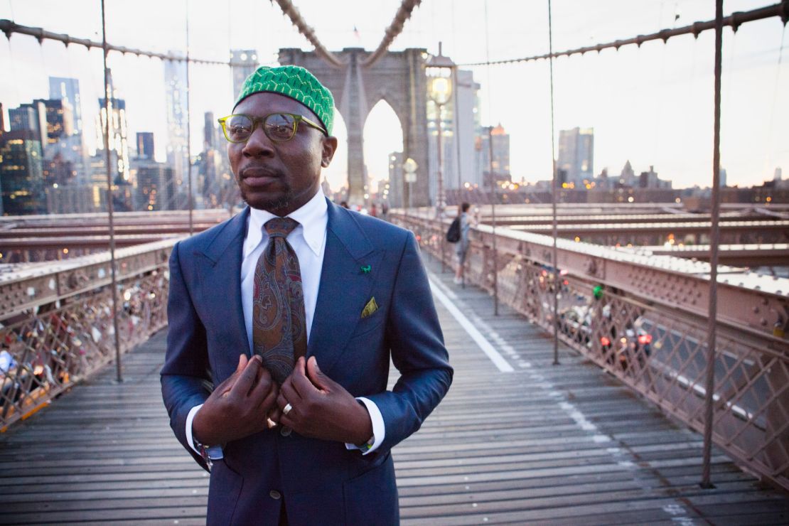 Defustel Ndjoko photographed in New York