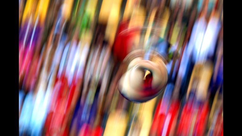 Chinese diver Ren Qian competes in the Olympics' 10-meter platform event on Thursday, August 18. She <a href="http://www.cnn.com/2016/08/18/sport/ren-qian-china-diving/" target="_blank">went on to win gold </a>and become the youngest medal winner at the Rio Games (15 years, 180 days). Photographer Al Bello <a href="https://www.instagram.com/p/BJWFRnagwqO/" target="_blank" target="_blank">said on Instagram</a> that he shot this image with a slow shutter speed as he followed Ren down. <a href="http://www.cnn.com/2016/08/11/sport/cnnphotos-al-bello-olympics/index.html" target="_blank">Catching the Olympic moments that TV doesn't</a>