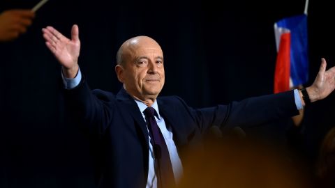 Alain Juppe came second in the Republican Party's first-round presidential primaries. 