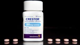 AstraZeneca Plc's cholesterol drug Crestor is arranged for a photograph at New London Pharmacy in New York, U.S., on Tuesday, April 6, 2010. Best-selling heart drugs Crestor and Pfizer Inc.'s Lipitor lower production of so-called bad cholesterol, or LDL, by blocking an enzyme in the liver.  Photographer: JB Reed/Bloomberg via Getty Images
