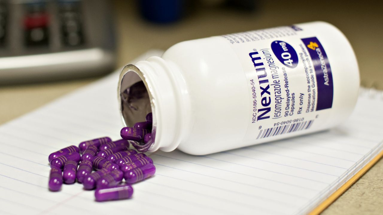 Nexium helps ease heartburn caused by gastroesophageal reflux disease. It was the third most prescribed in 2014-15, with 13,207,161 prescriptions written.