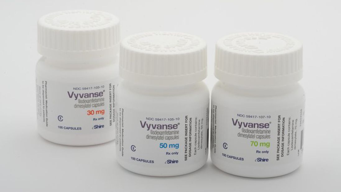 The stimulant Vyvanse, which is used to treat attention-deficit/hyperactivity disorder and binge-eating disorder, is number 5 with 10,608,454 prescriptions written.