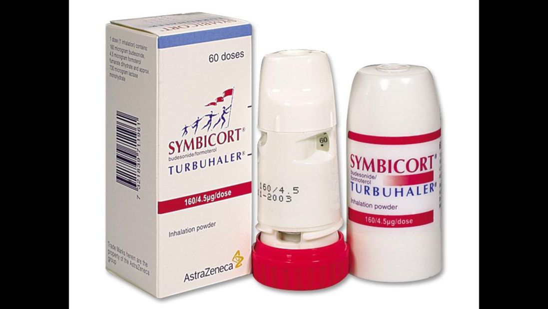Symbicort, a treatment for COPD and asthma, is the ninth most-prescribed branded drug in 2014-15, with 8,571,064 prescriptions.