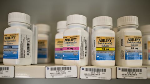 The anti-psychotic Abilify is prescribed to treat conditions including schizophrenia, bipolar disorder and depression. It was the 10th most-prescribed branded drug in America, with 8,301,207 prescriptions.