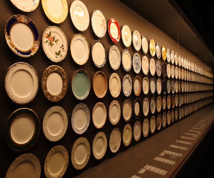 Noritake visitors can see creations dating back a century to the company's beginnings and kids can paint their own ceramics. 