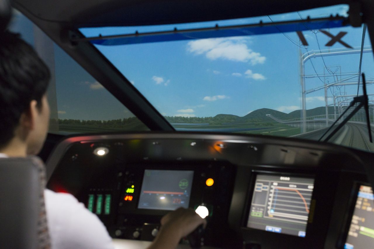 SCMAGLEV and Railway Park's bullet train simulator.