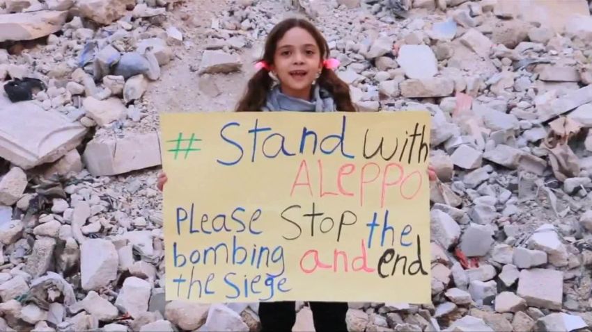 Bana and her mother tweet from rebel-held eastern Aleppo.