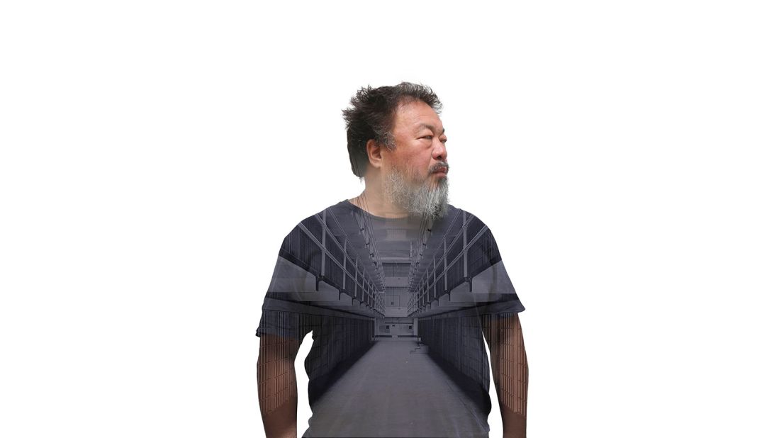 This image of Ai Wei Wei was commissioned by the "Smithsonian" magazine for a story on Ai's exhibition in Alcatraz Prison in the US. "At the time, the artist could not leave China and was under virtual house arrest," explains James. "So the magazine asked me if I could work on an image that combined Ai Weiwei with Alcatraz Prison." 
