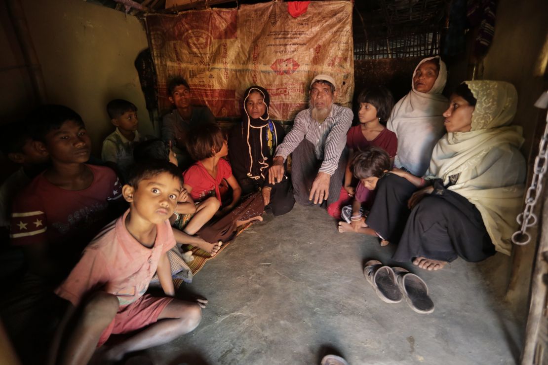 Thousands of Rohingya have fled Myanmar to Bangladesh.