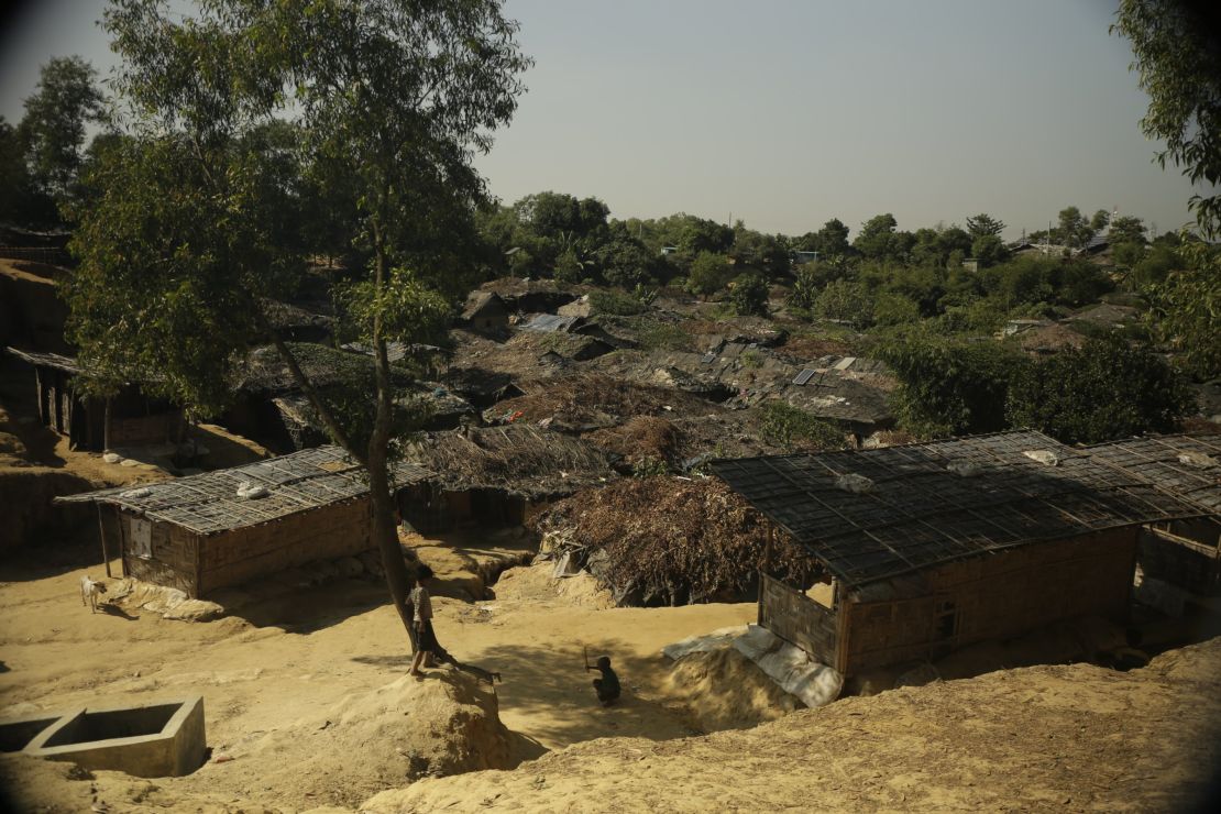 Kutupalong camp in Bangladesh is a major destination for Rohingya fleeing Myanmar.
