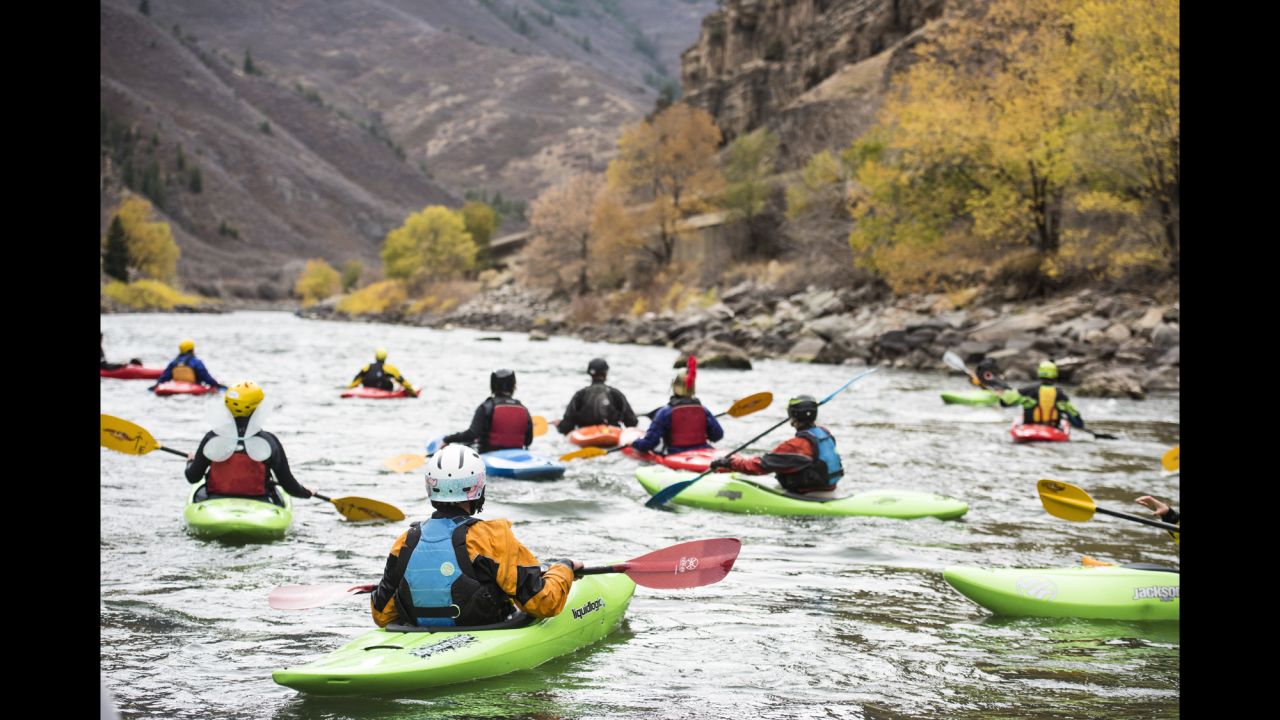 The First Descents program gives each participant a nickname for the week. "It's the name of them as a kayaker, or a climber or a surfer. It's not the name of them as someone with cancer. And so it's an opportunity for a fresh start," Ludden said.