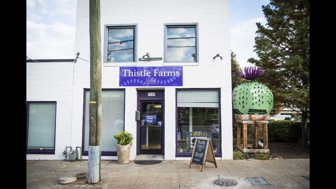 Thistle Farms, her nonprofit, allows women to stay at residential centers for two years at no cost.