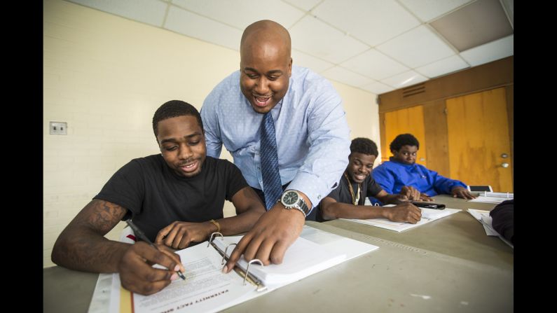 "My goal when I started the Dovetail Project was to break the cycle. My father grew up without having his father around," Smith said. "The young men in the class -- they're seeking their identity because they don't know who they get that identify from."