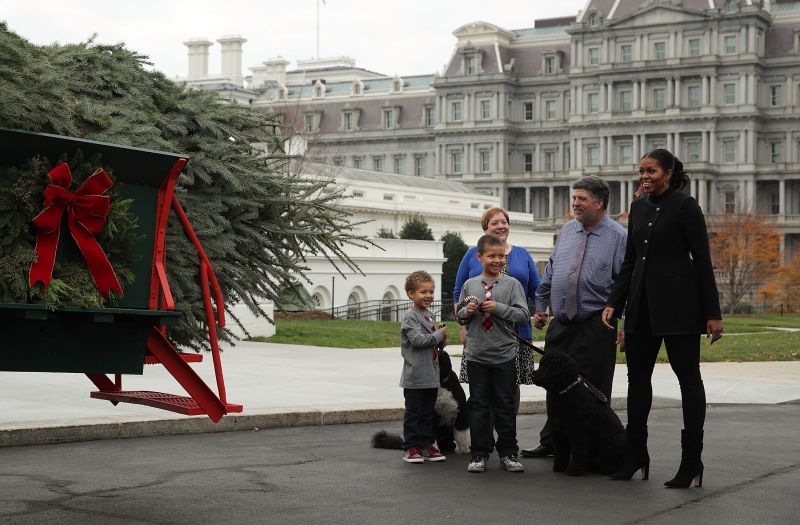 FLOTUS welcomes the White House Christmas tree | CNN Politics