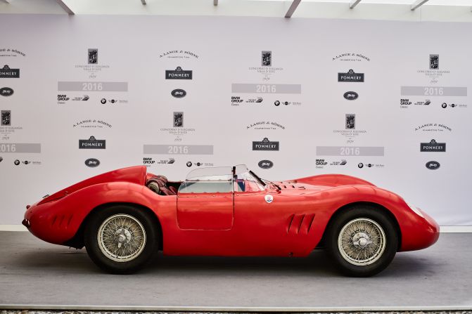 Zweimüller won best preserved postwar car at this year's Concorso d'Eleganza Villa d'Este for his 1957 Fantuzzi-bodied Maserati 200Si.