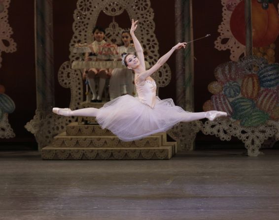 As the Sugarplum Fairy in George Balanchine's "The Nutcracker" (Choreography George Balanchine).