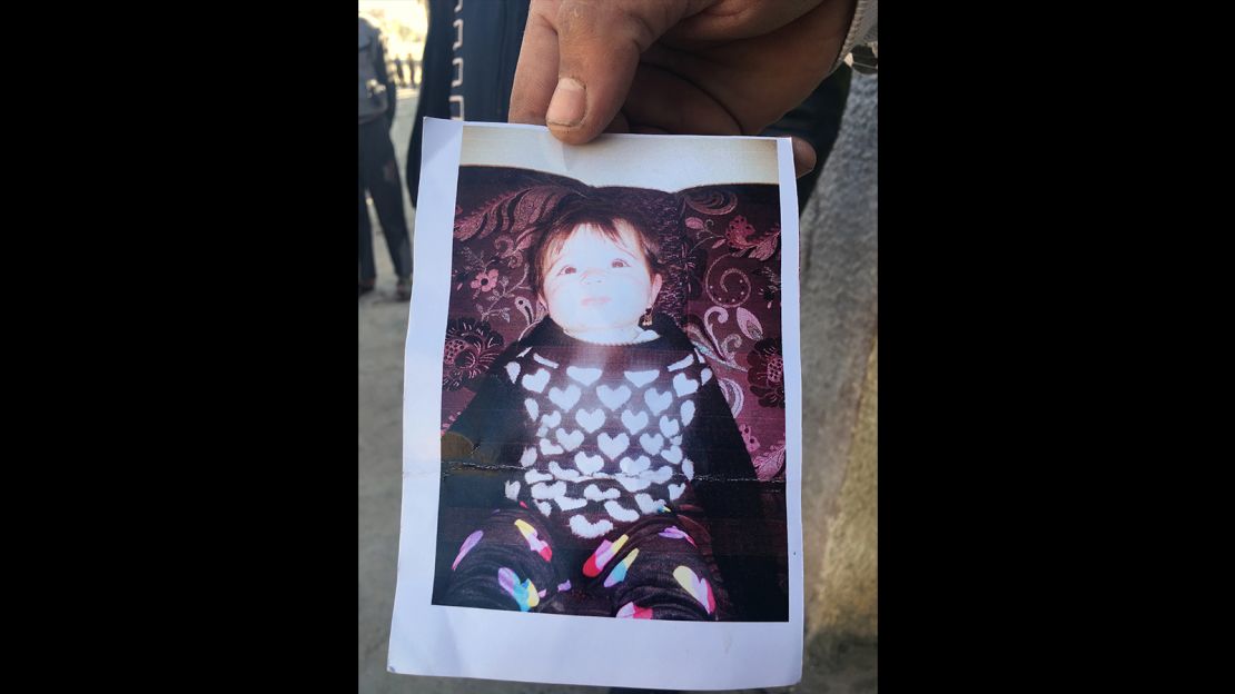 18-month-old Amira Ali was killed Wednesday when an ISIS mortar round landed near her home in a liberated area of eastern Mosul.