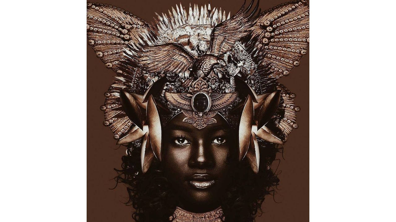 Illlustration of Khoudia Diop by Jeff Manning