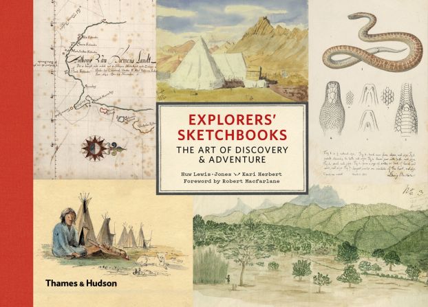 <a  target="_blank" target="_blank">"Explorers' Sketchbooks: The Art of Discovery & Adventure"</a> by Huw Lewis-Jones and Kari Herbert, published by Thames & Hudson, is out now. 