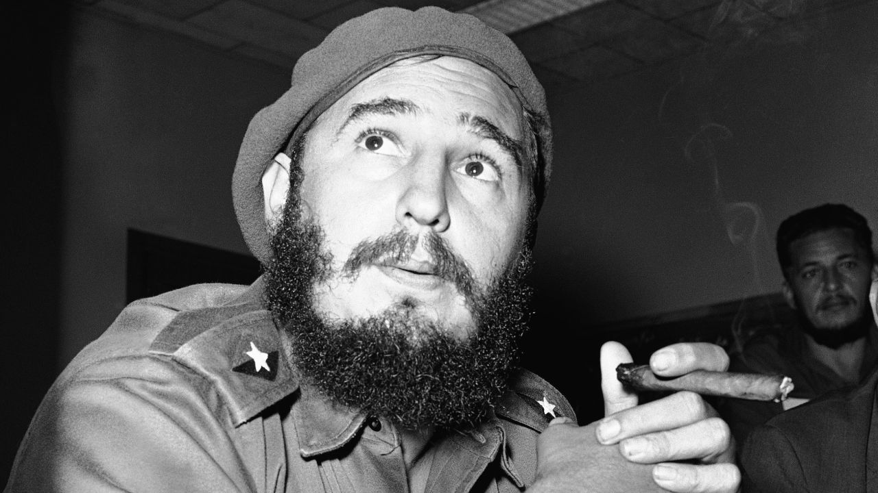 Fidel Castro photographed in Havana, Cuba, in 1961. 