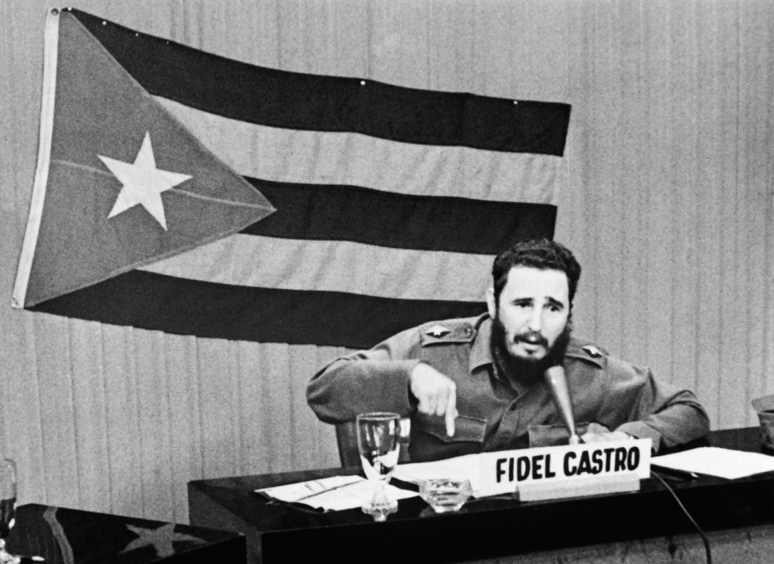 Castro announces a general mobilization after the blockade by President John F. Kennedy in 1962.