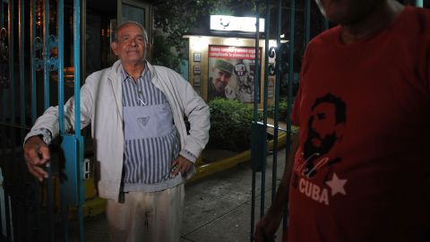 The mood seems somber in Havana on November 26 as Cubans react to the announcement of the revolutionary leader's death.