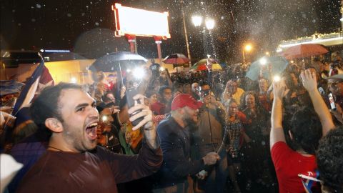 Celebrations continue into the early morning November 26 in Miami's Little Havana neighborhood. Few who came to the United States in the late '50s and early '60s  believed Castro would hang on to power for so long, only ceding the presidency to his brother Raul in recent years.