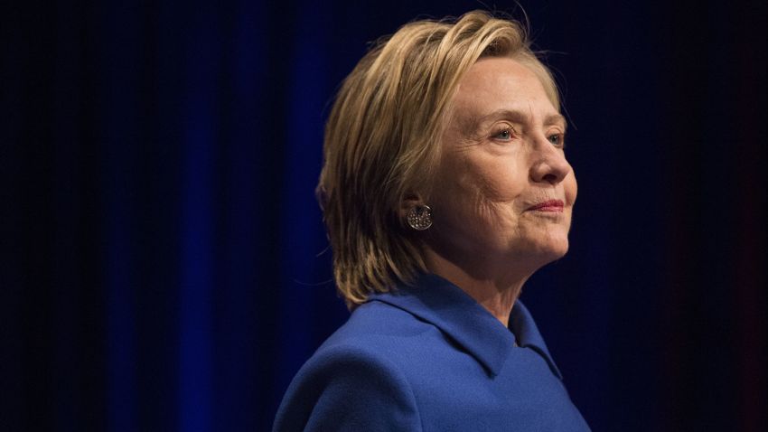 Hillary Clinton is honored at a Children's Defense Fund event for her contributions and dedication to child advocacy at the Newseum in in Washington, D.C., on Wednesday, November 16, 2016. It's Secretary Clinton's first public event since conceding the presidential election to Donald Trump.