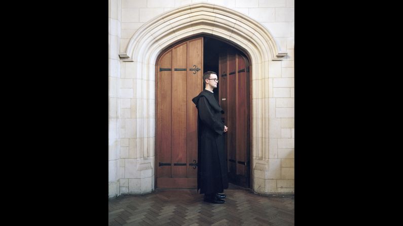 Brother Joshua is one of the Benedictine monks at Downside Abbey in southern England. Photographer Ashley Bourne spent weeks living at Downside Abbey and another monastery to get a sense of what it was like there.