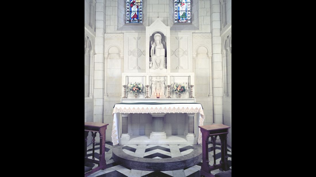An altar in Buckfast Abbey.<br />