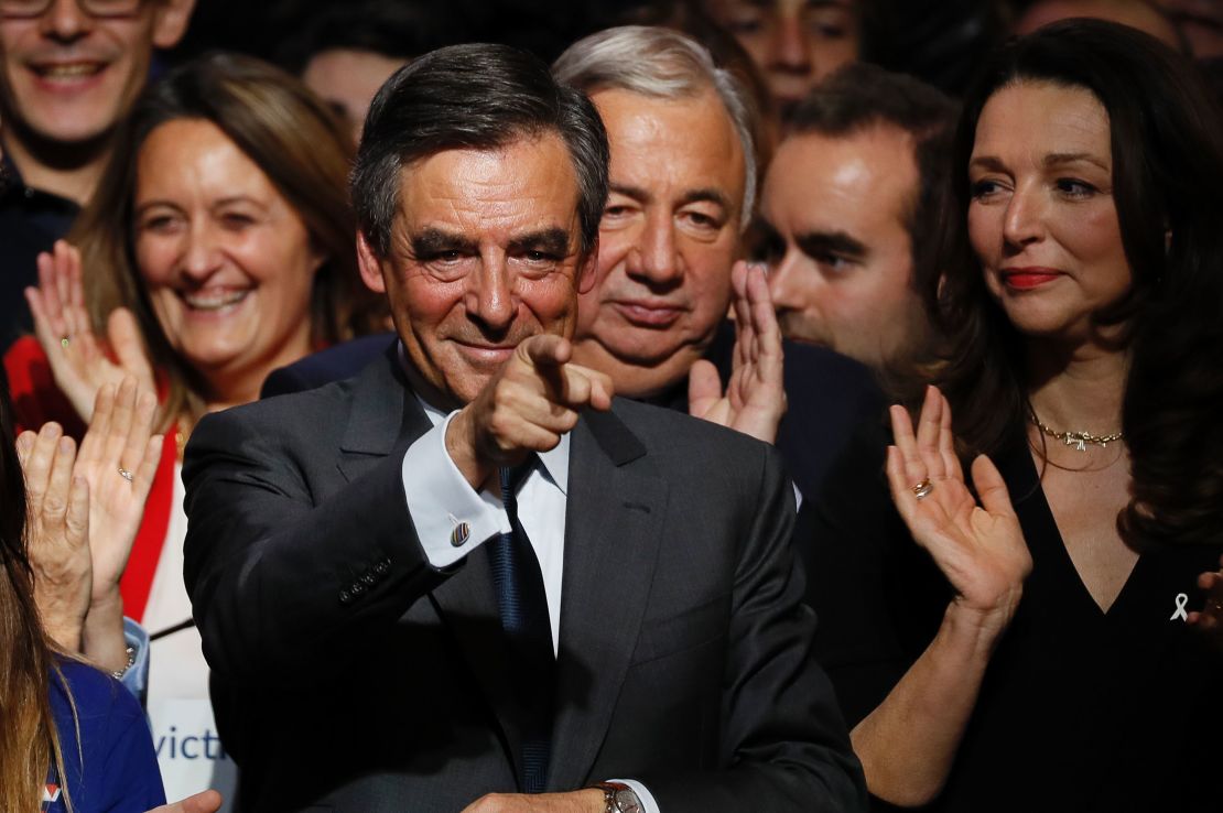 French conservatives have picked Francois Fillon as their presidential candidate in next year's election.