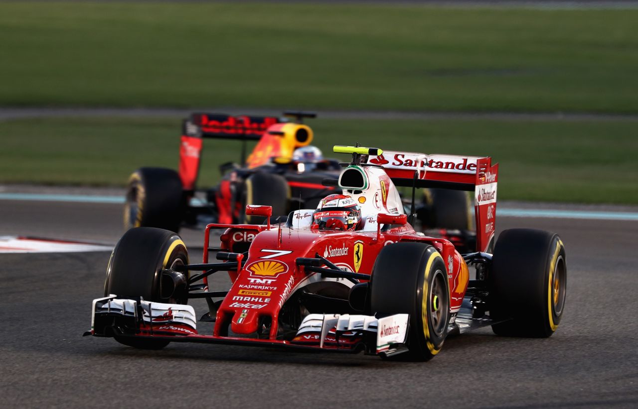 Ferrari's Kimi Raikkonen finished sixth behind Red Bull's Daniel Ricciardo.