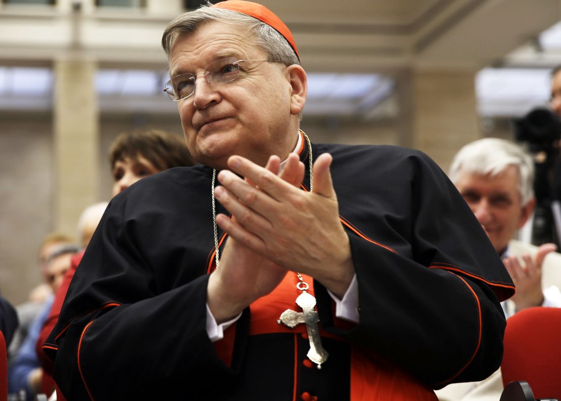 Cardinal Raymond Burke is threatening a reprimand of the Pope in the dispute.