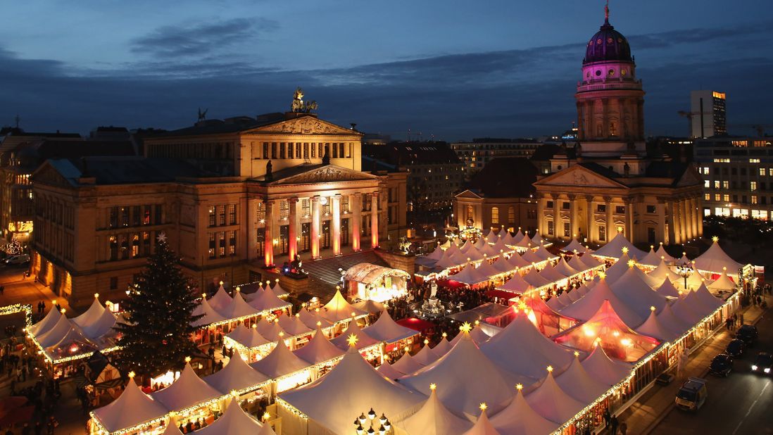 <strong>Gendarmenmarkt, Berlin (Germany): </strong>If there's only time for one Christmas market in Berlin, Gendarmenmarkt is the one to see. Situated near the iconic Deutscher Dom, the concert hall and Französischer Dom, this popular market has the best views in town.