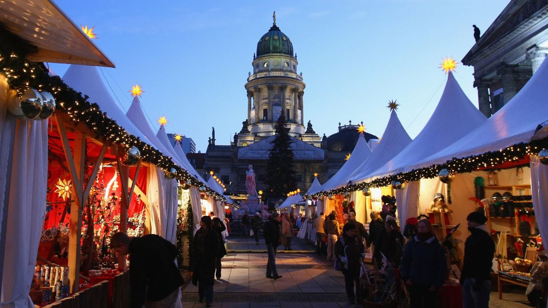 Berlin: Christmas market added architectural backdrop.