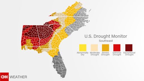 drought monitor southeast