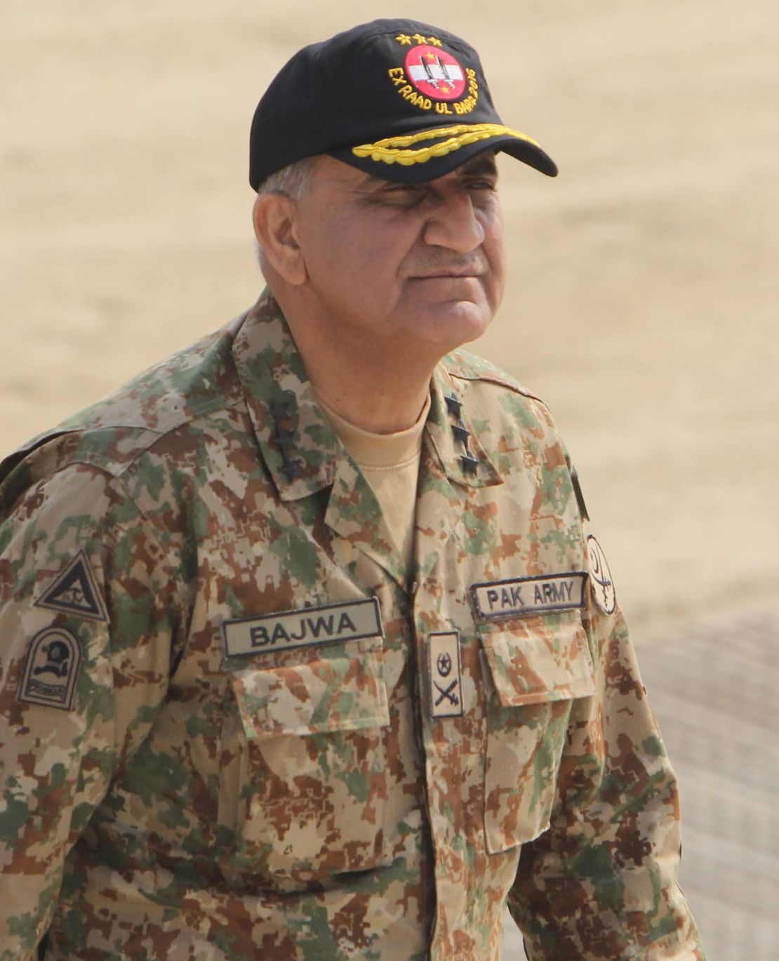 Pakistani Army General Qamar Javed Bajwa.