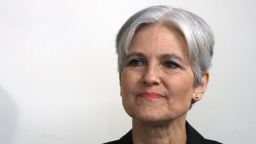 Green Party presidential nominee Jill Stein waits to be introduced prior to a press conference at the National Press Club August 23, 2016 in Washington, DC. 