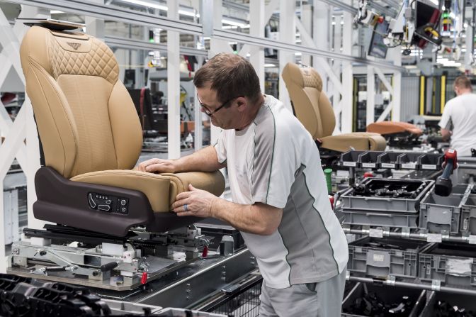Bentley's factory in Crewe now employs more than 4000 staff.