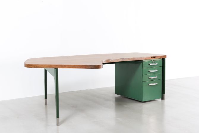 At this year's Design Miami, Galerie Patrick Seguin will showcase a rare 1955 President no 201 Desk by the iconic French designer Jean Prouvé.