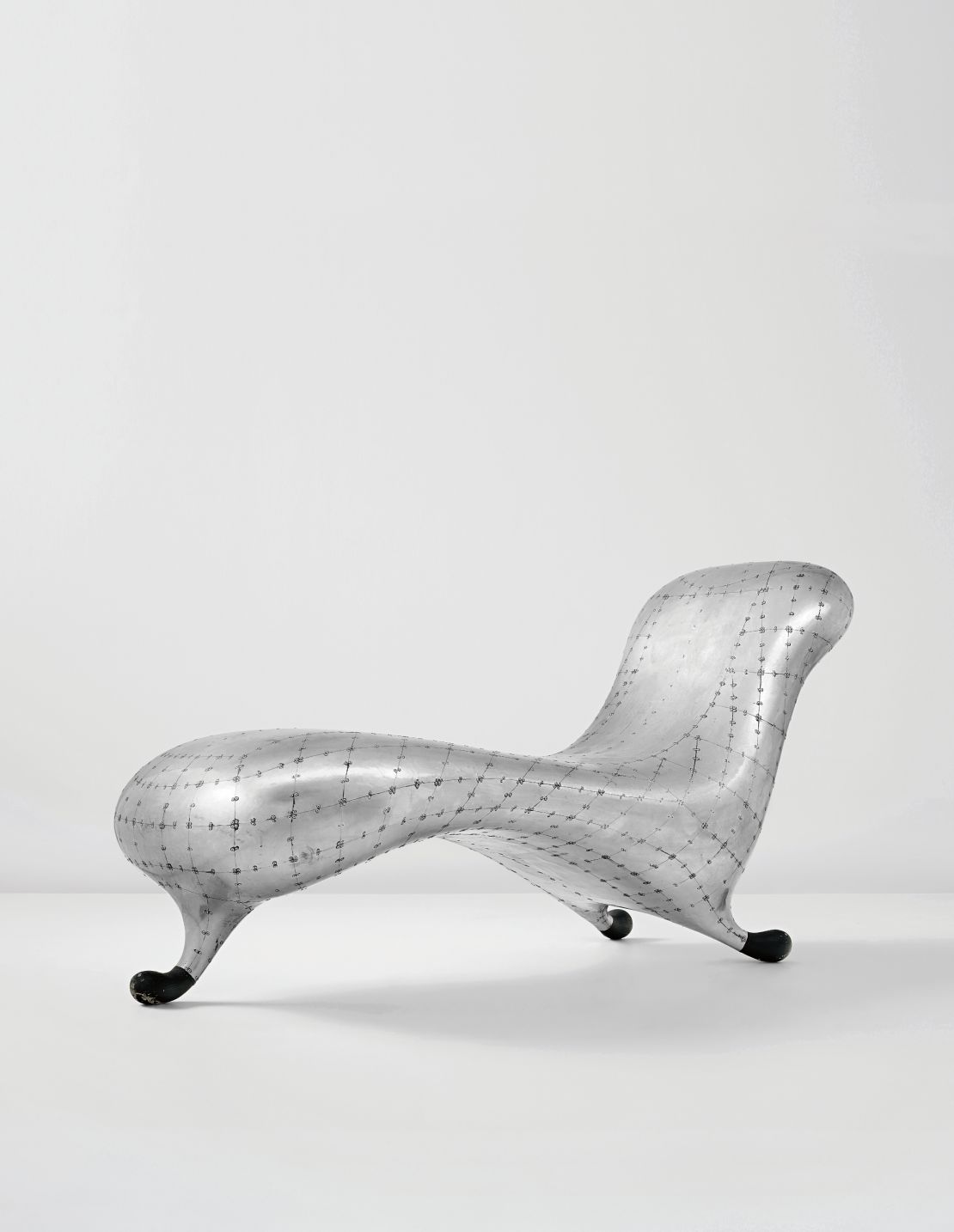 Marc Newson's Lockheed Lounge chair sold for ￡2.43 million ($3.74 million) at a Phillips auction in London in April 2015, setting a new record for the most expensive piece of contemporary design ever sold. 