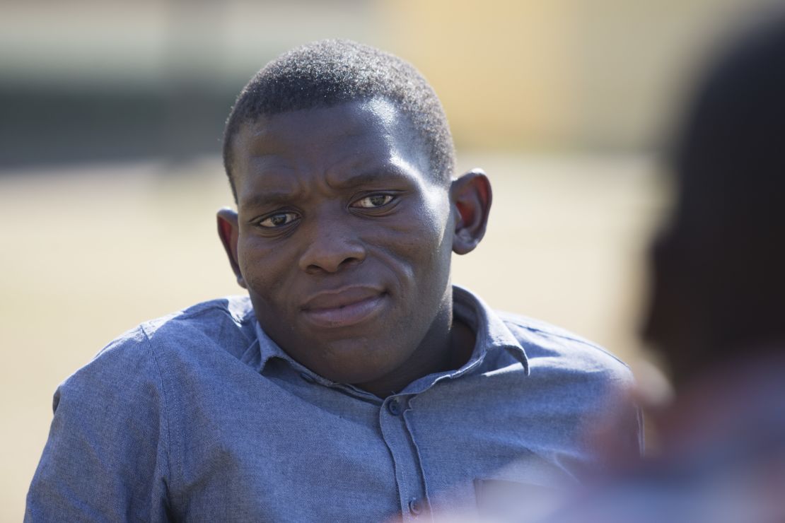 Sabelo Chonco was born with HIV but only found out at the age of 14.